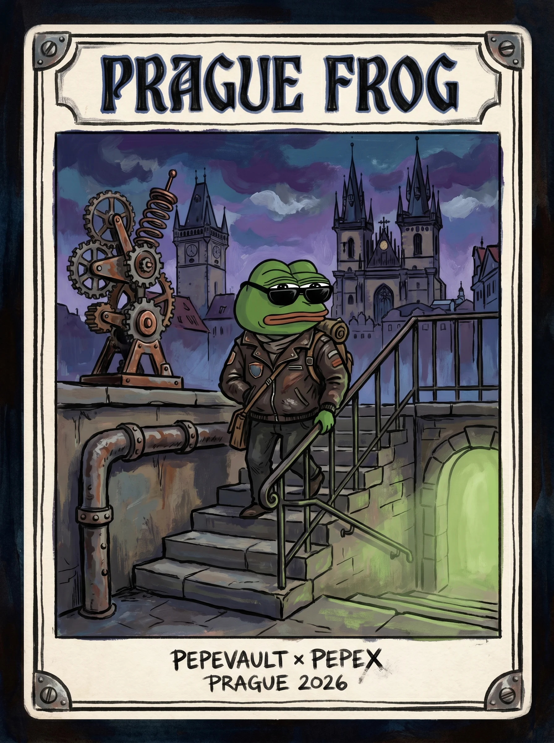 PRAGUE FROG — PepeVault Counterparty card