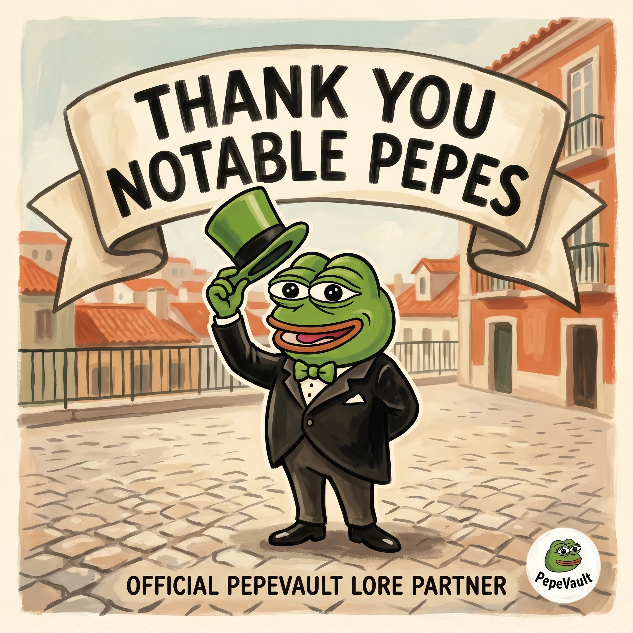Thank you Notable Pepes